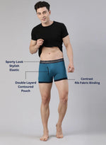 Faso Men's Cotton Contrast Binding Trunk (Pack of 2)