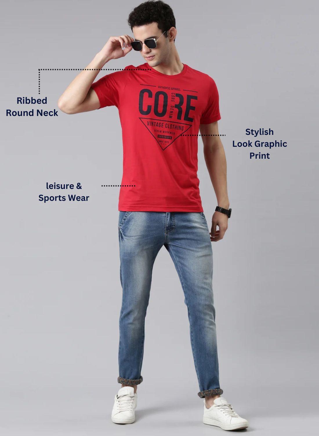 Faso Men's Round Nick T-shirt