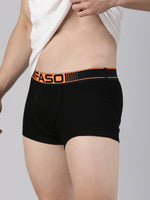 Faso Men's Cotton Neon Outer Elastic Trunk (Pack of 2)