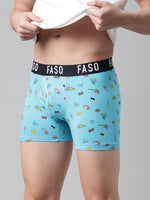 Faso Men's Cotton Printed Trunk