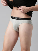 Faso Men's Cotton Outer Elastic Brief (Pack of 2)