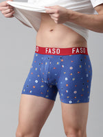 Faso Men's Cotton Printed Trunk