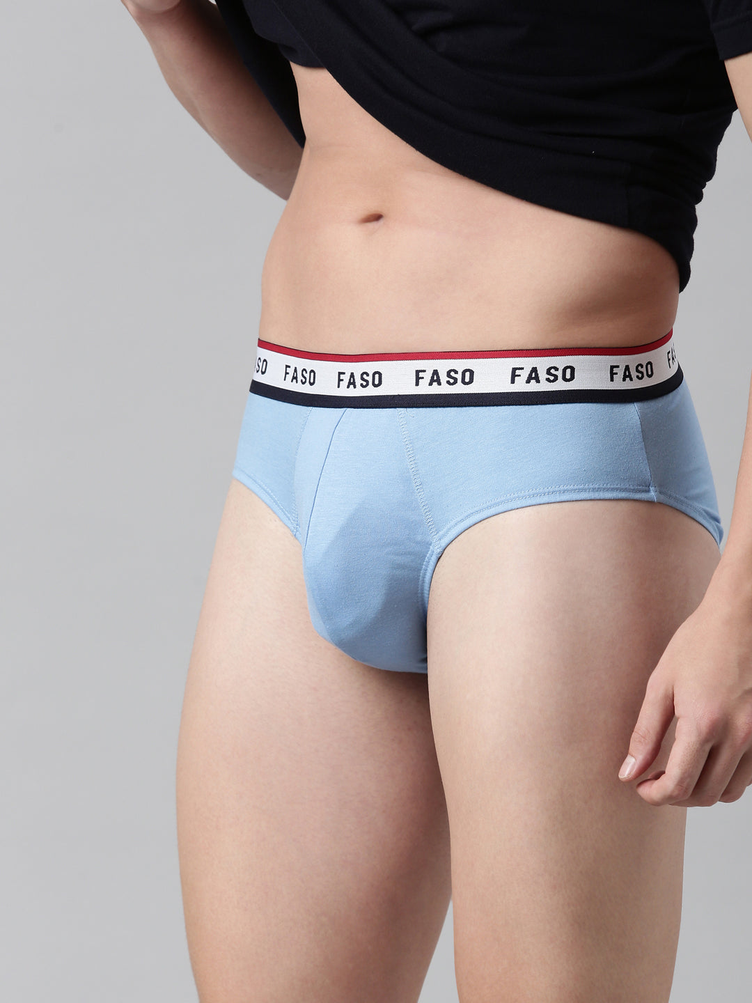 Faso Men's Blend Elastic Brief