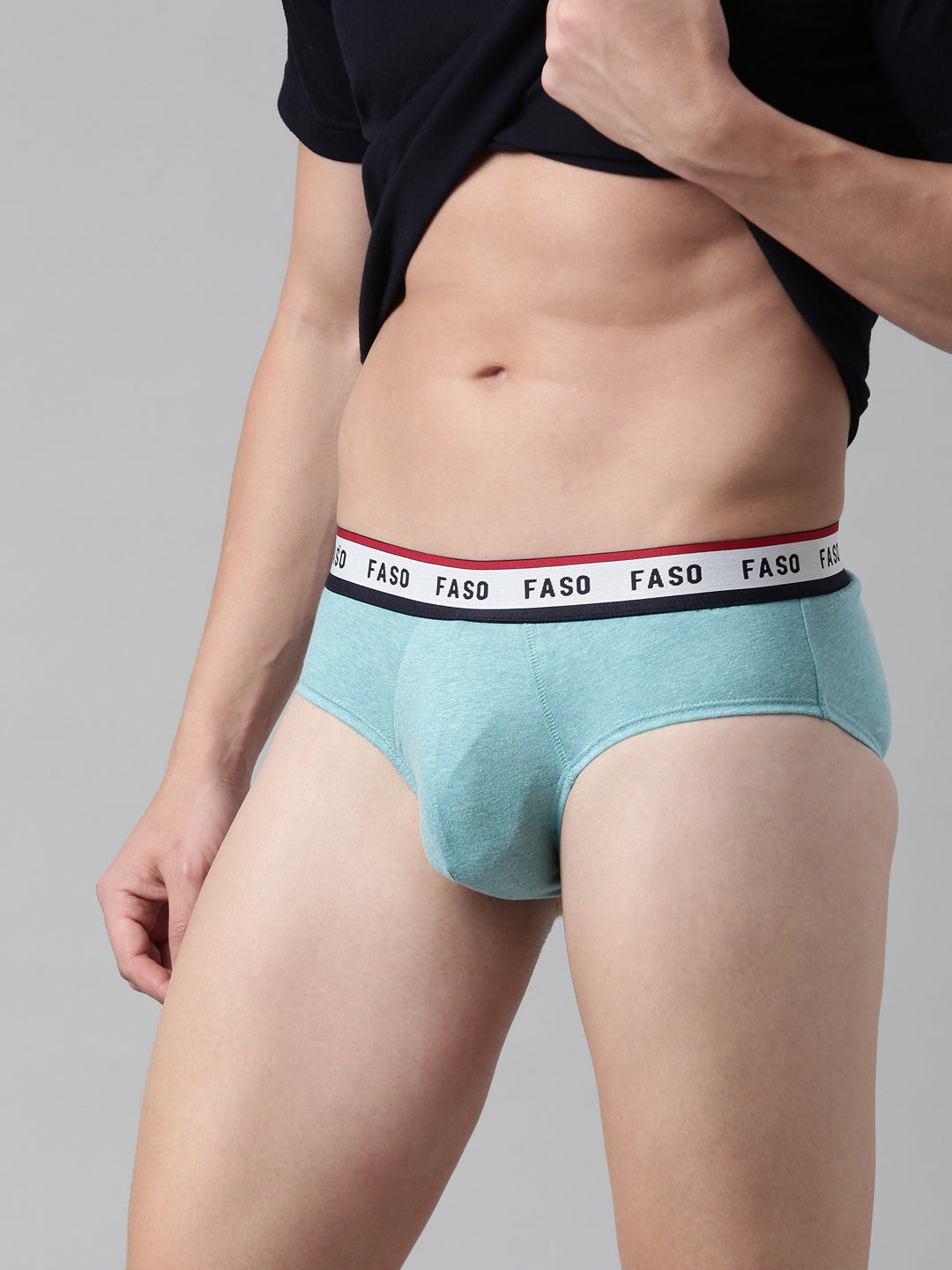 Faso Men's Blend Elastic Brief