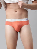 Faso Men's Cotton Metallic Elastic Brief