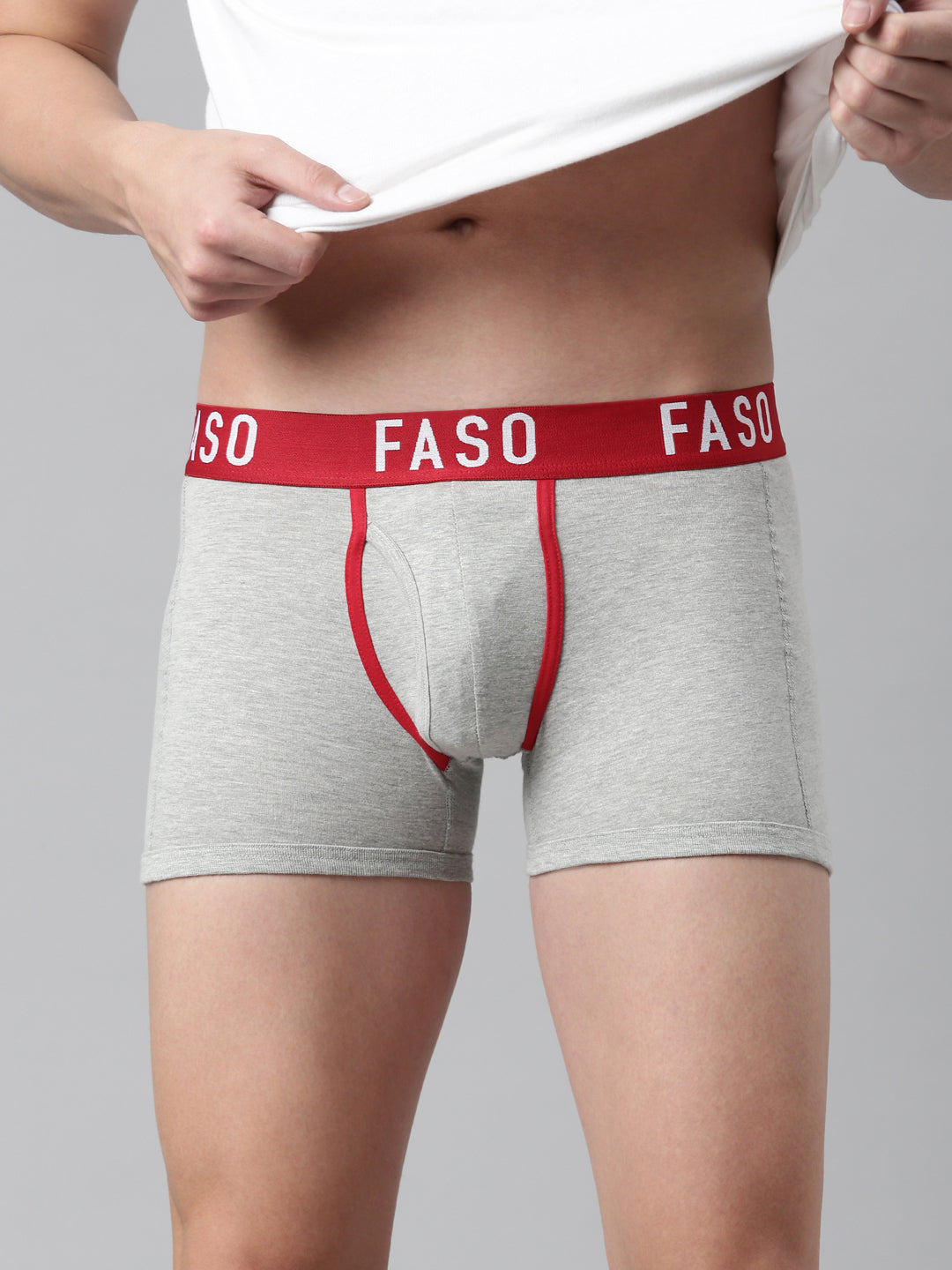 Faso Men's Premium Outer Elastic Trunk