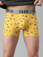 Faso Men's Cotton Printed Trunk