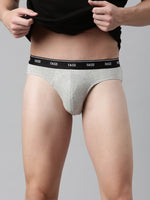Faso Men's Cotton Outer Elastic Brief (Pack of 2)