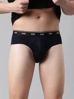 Faso Men's Cotton Outer Elastic Brief (Pack of 2)