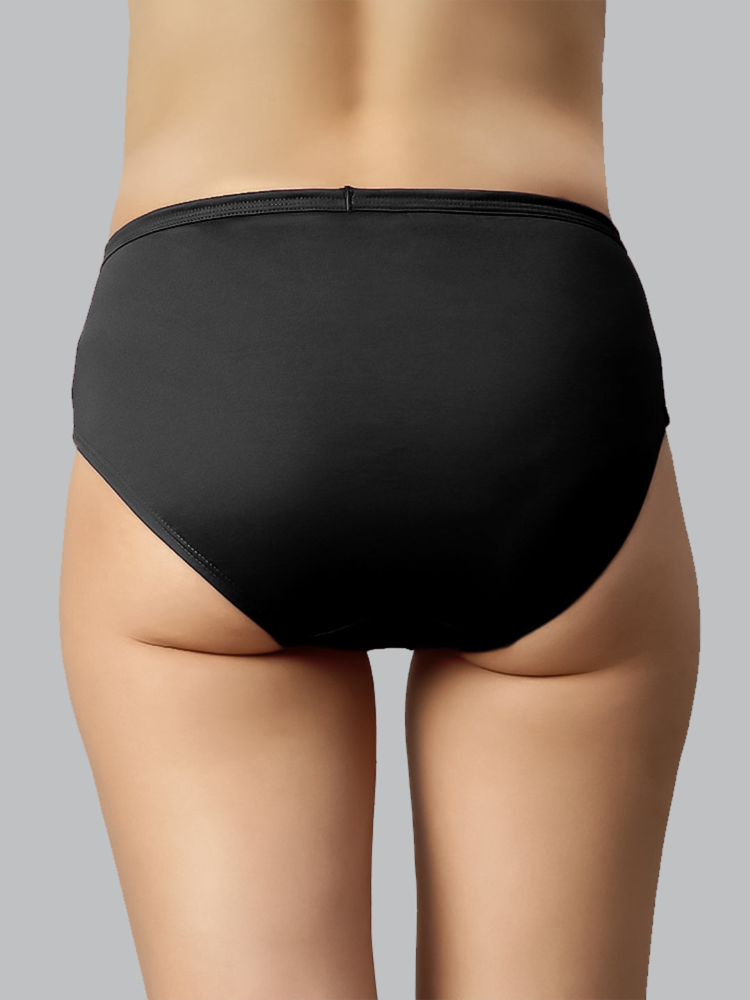 Faso Women's Cotton Inner Elastic Hipster (Pack of 2)