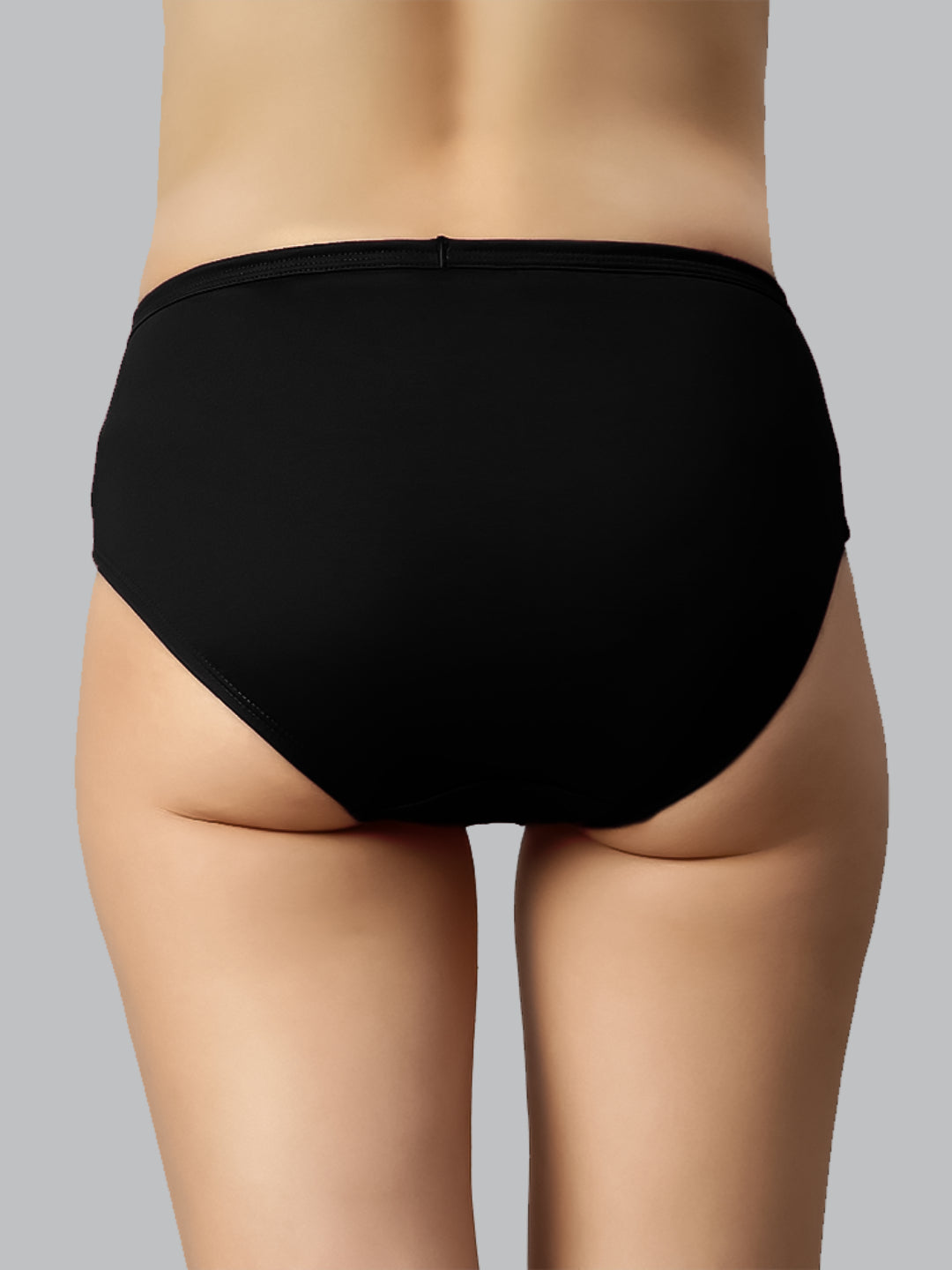 Faso Women's Cotton Inner Elastic Hipster (Pack of 2)