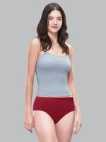 Faso Women's Cotton Inner Elastic Hipster (Pack of 2)