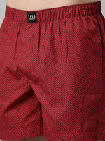 Faso Men's Cotton Printed Woven Boxer Shorts