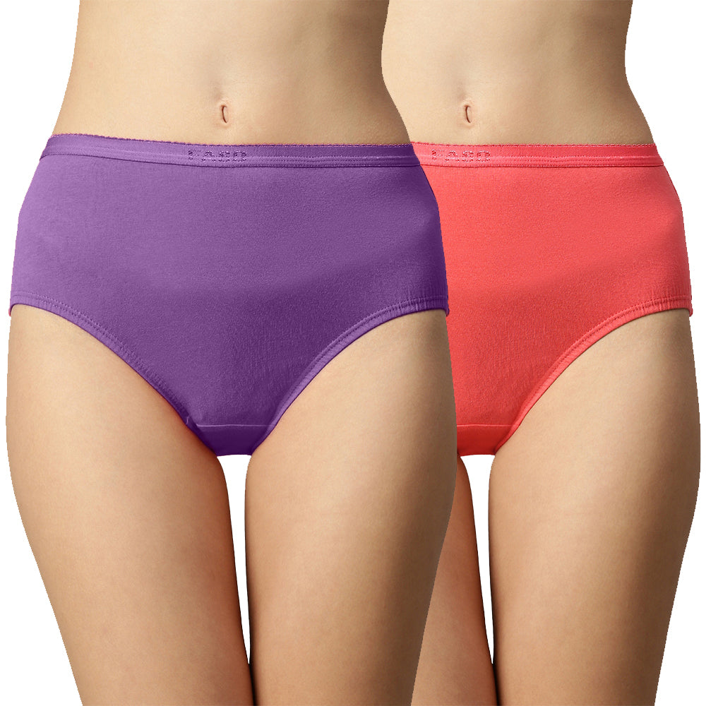 Faso Women's Cotton Inner Hipster (Pack of 2)