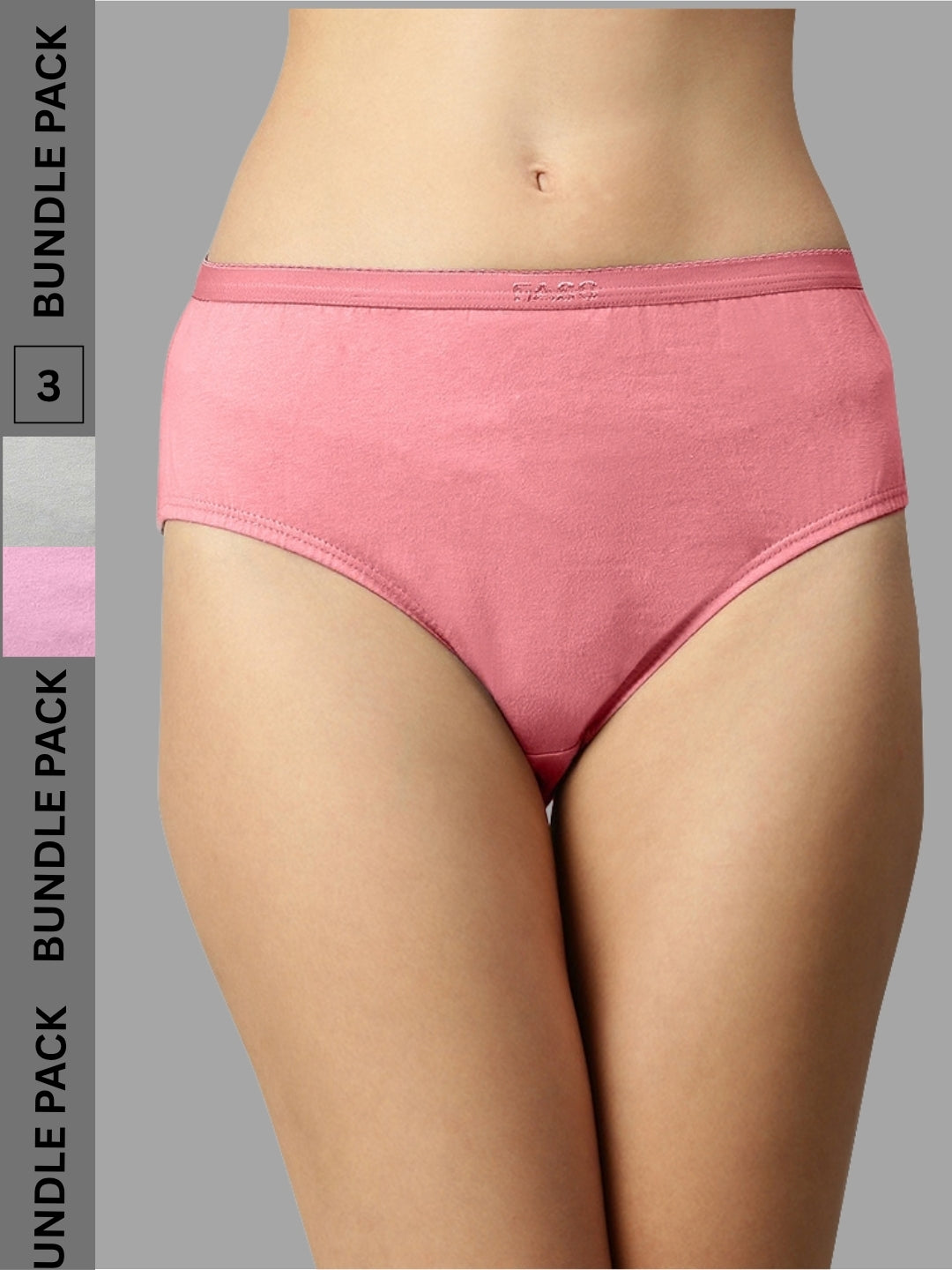 Faso Women's Outer Elastic Hipster (Pack of 3)