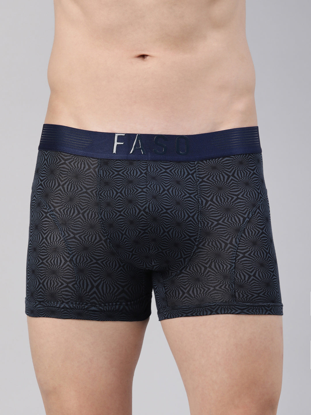 Faso Men's Premium Micro Modal Printed Trunk