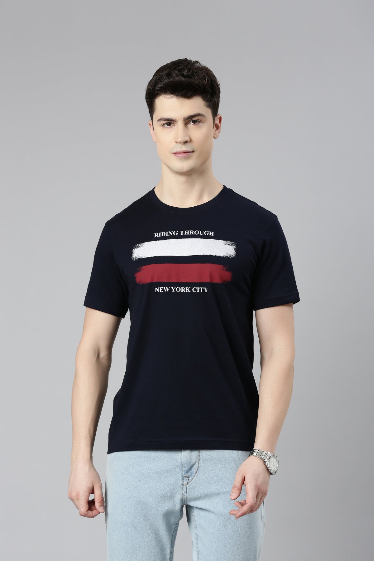 FASO Men’s Premium Cotton Printed T-Shirt