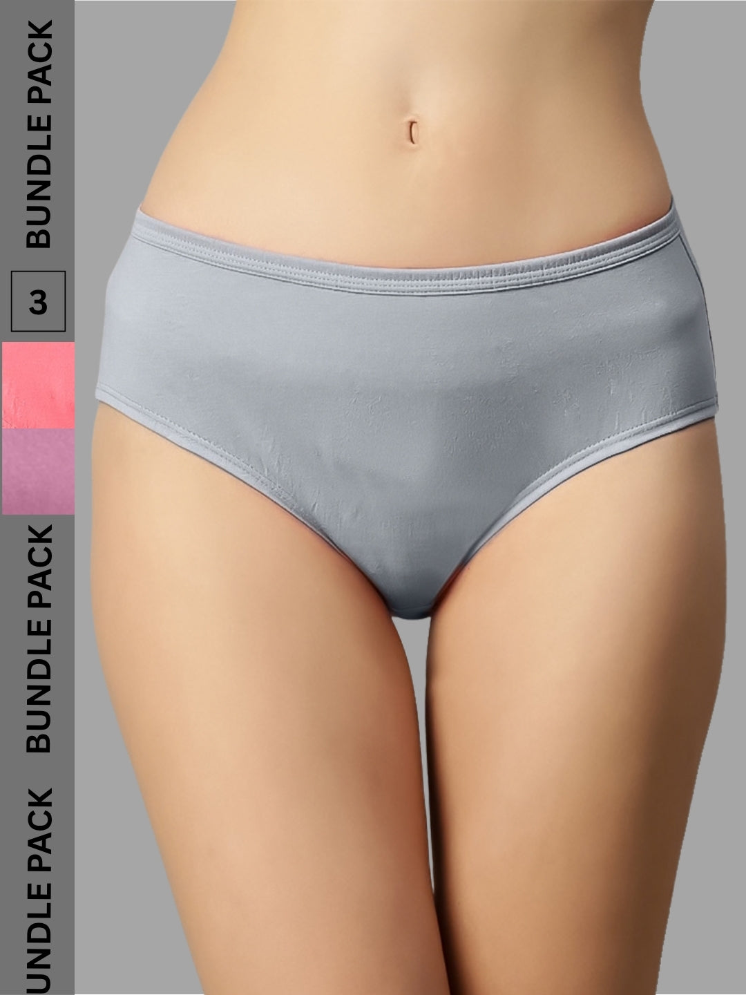 Faso Women's Cotton Inner Hipster (Pack of 3)