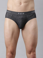 Faso Men's Cotton Denim Look Brief