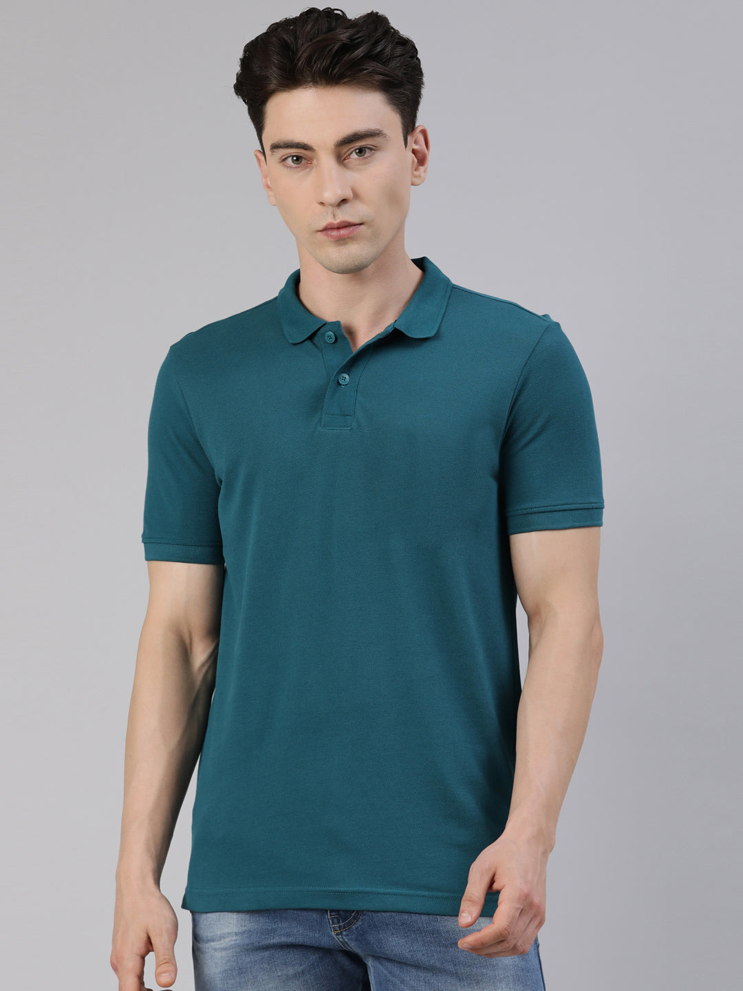 Faso Men's Cotton Polo T-shirt