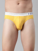 Faso Men's Cotton Metallic Elastic Brief