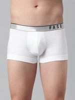 Faso Men's Cotton Modal Metalic Outer Elastic Trunk