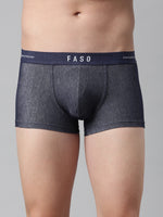 Faso Men's Cotton Denim Look Trunk