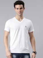 FASO Men’s Soft Cotton V-Neck T-Shirt