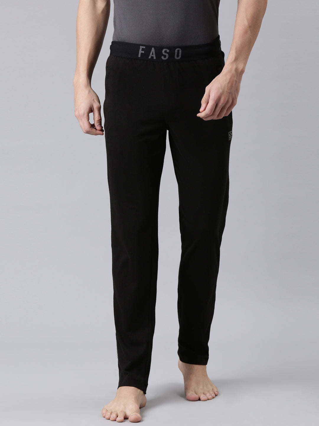 Faso Men's Premium Outer Elastic Track Pant