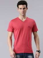 FASO Men’s Soft Cotton V-Neck T-Shirt