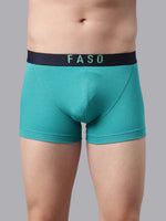 Faso Men's Cotton V-Front Shaped Stretchable Trunk