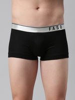 Faso Men's Cotton Modal Metalic Outer Elastic Trunk
