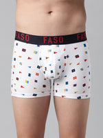 Faso Men's Cotton Printed Trunk