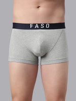 Faso Men's Cotton V-Front Shaped Stretchable Trunk