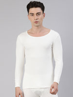 Faso Men's Round Neck Full Sleeve With Rib Thermal T-Shirt