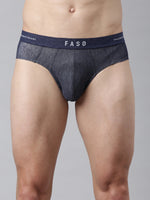 Faso Men's Cotton Denim Look Brief