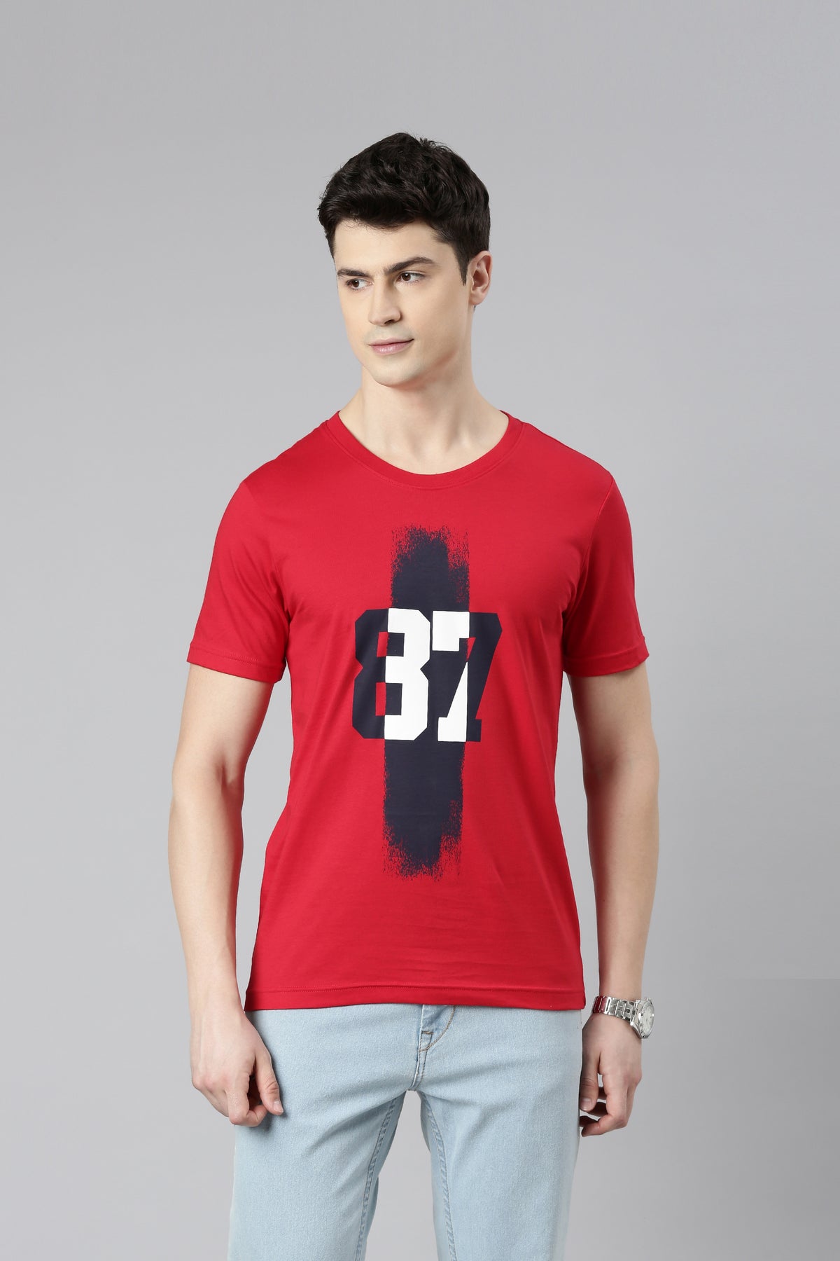 FASO Men’s Premium Cotton Printed T-Shirt