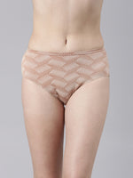 Faso Women's Premium Micro Modal Illusion Printer Hipster