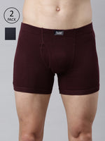 Faso Men's Cotton Inner Elastic Trunk (Pack of 2)