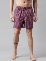 Faso Men's Cotton Printed Woven Boxer Shorts