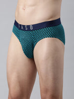 Faso Men's Printed Cotton Stretchable Brief