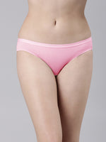 Faso Women's Cotton Outer Elastic Bikini (Pack of 2)