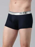 Faso Men's Cotton Modal Metalic Outer Elastic Trunk