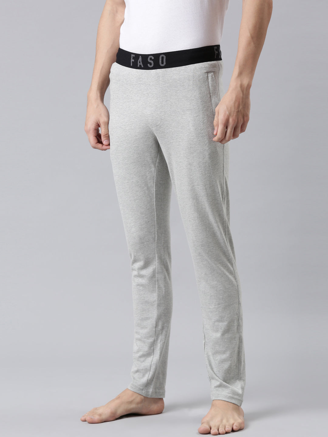 Faso Men's Premium Outer Elastic Track Pant