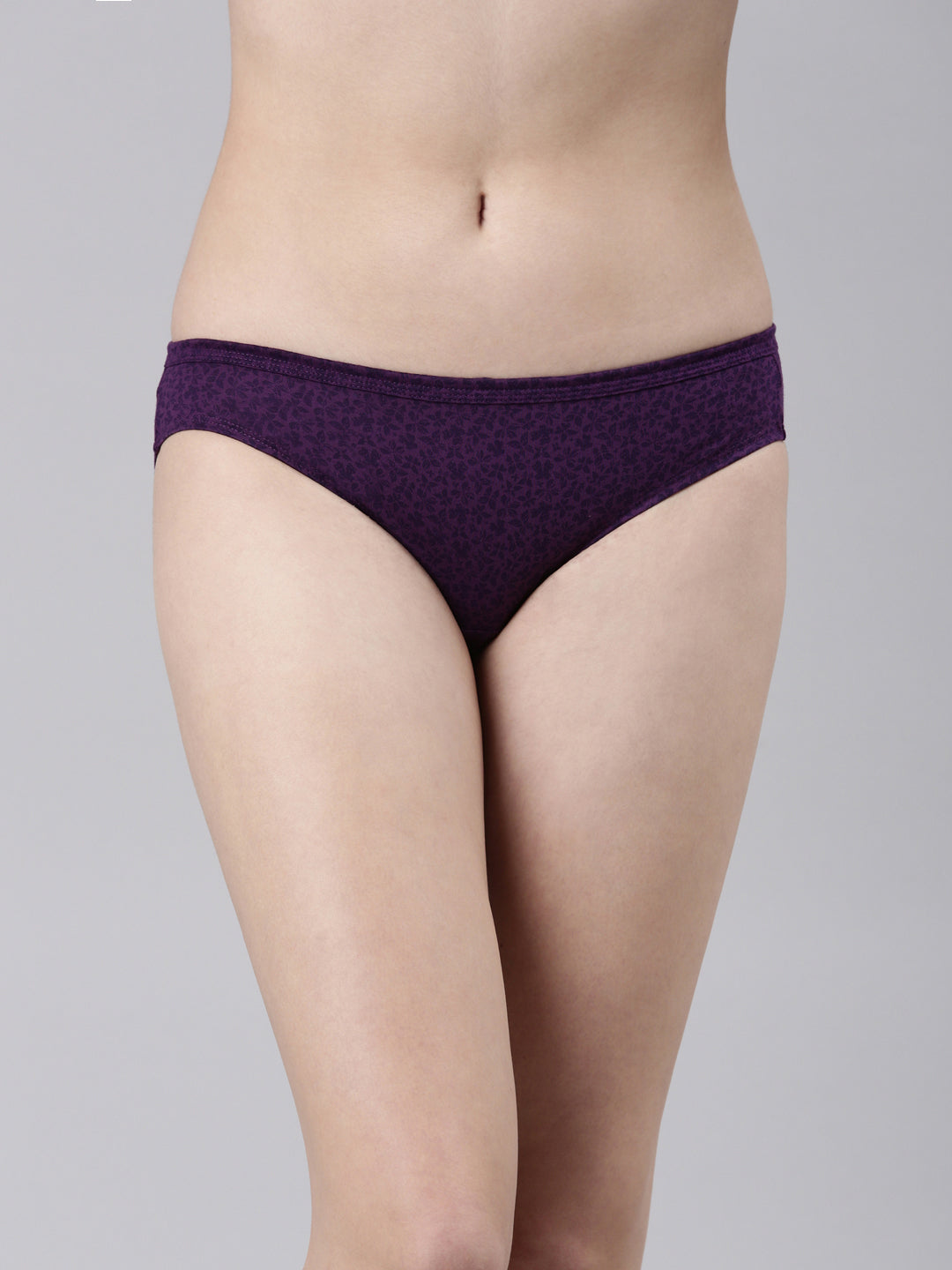 Faso Women's Cotton Inner Elastic Bikini (Pack of 2)