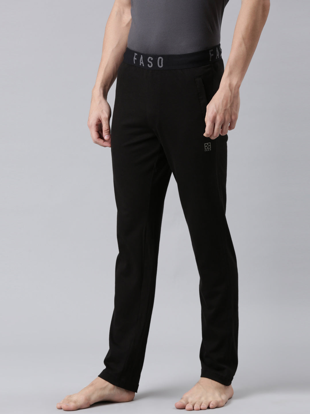 Faso Men's Premium Outer Elastic Track Pant