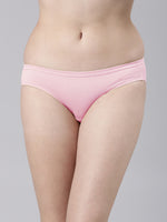 Faso Women's Cotton Inner Elastic Bikini (Pack of 2)