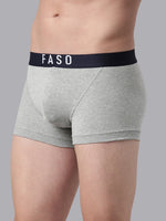 Faso Men's Cotton V-Front Shaped Stretchable Trunk