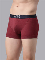 Faso Men's Cotton V-Front Shaped Stretchable Trunk