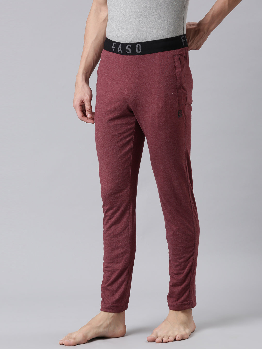 Faso Men's Premium Outer Elastic Track Pant